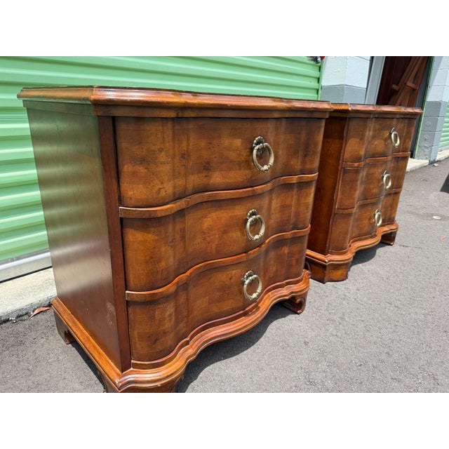 Pair of Century Furniture Oversized Nightstands/Chests For Sale - Image 10 of 11