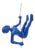 Blue Climbing Man Wall Art For Sale