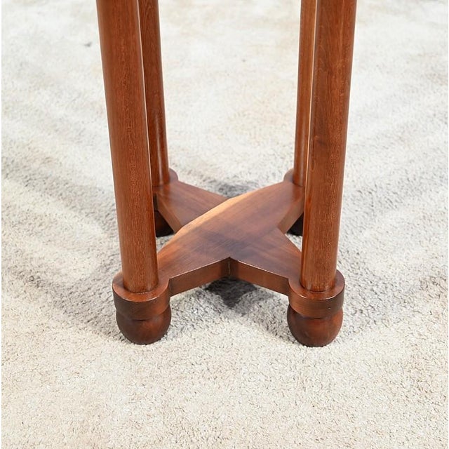 Brown Small Empire Style Side Table For Sale - Image 8 of 18