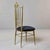Italian Brass High-Back Chiavari Side Chair With Cast Wing Crest For Sale In Detroit - Image 6 of 9