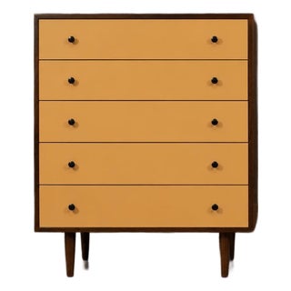 Mid Century Style Walnut Highboy For Sale