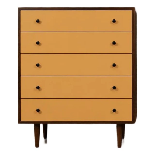 Mid Century Style Walnut Highboy For Sale