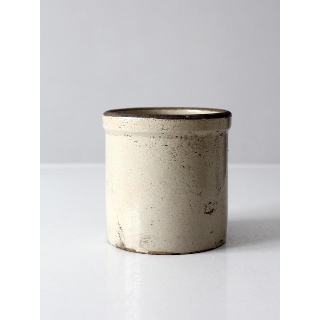 Antique Stoneware Crock For Sale - Image 4 of 11