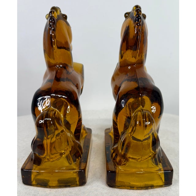 Mid-Century Modern The Year of the Horse Bookends For Sale - Image 3 of 9