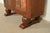 Antique English Art Deco Carved Oak Bookcase or Display Cabinet, Circa 1930s For Sale - Image 9 of 13