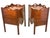 A Matched Pair Of Very Similar Late 18th Century George III Period Mahogany Bedside Night Tables, Or Tray Top Commodes,...