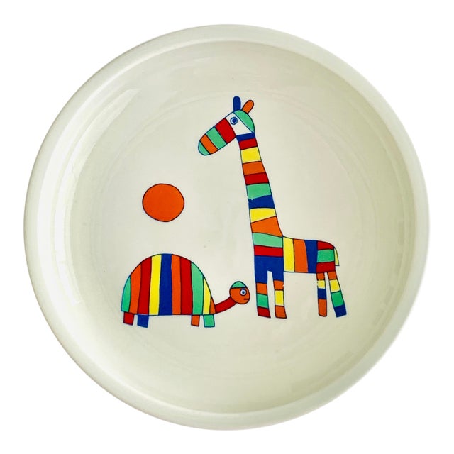 Vintage Mid Century Arabia Kids Children’s Bowl Dish Plate For Sale