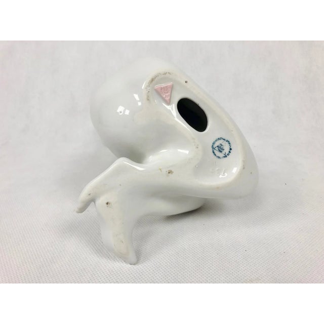 White Nude Statue by J. Černoch for Royal Dux Bohemia, 1960s For Sale - Image 8 of 9