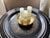 Large 30” Persian Style Repousse Floral Brass Tray Black Bronze Finish For Sale - Image 10 of 12