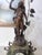 Art Nouveau Antique French Art Nouveau Ch. Ruchot “Volubilis” Onyx Figural Mantel Clock For Sale - Image 3 of 10