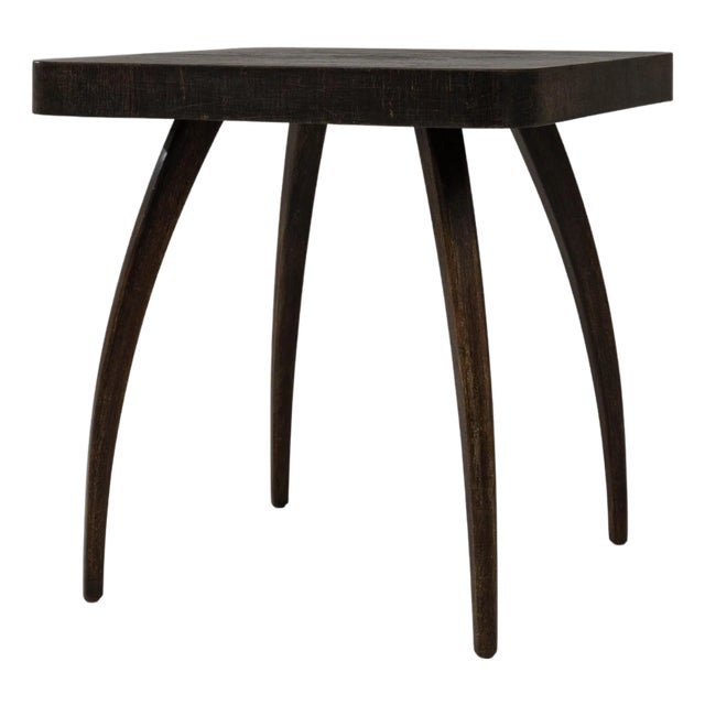 1960s Czech Black Patinated Spider Table By J. Halabala For Sale