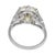 Mid Century Gia 6.29 Carat Diamond Platinum Engagement Ring, Size 7.25 For Sale In Los Angeles - Image 6 of 8
