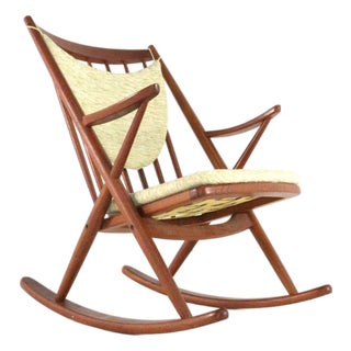 Vintage Model 182 Rocking Chair by Franks Reenskaug for Bramin, 1960s For Sale