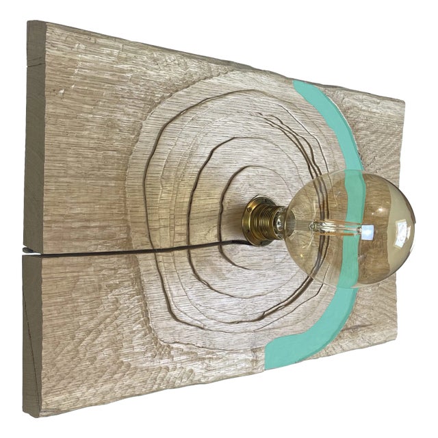 Green Spinning Top Lamp by Pietro Meccani for Meccani Design For Sale