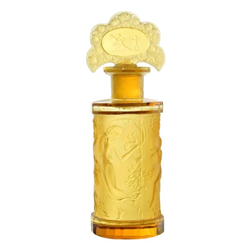 Art Deco Art Glass Perfume Bottle by Heinrich Hoffmann, Austria, 1930s For Sale