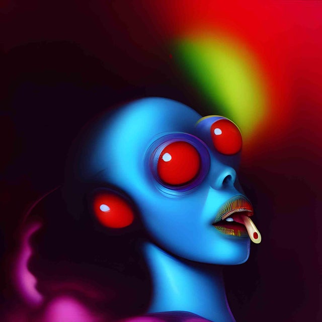 Excellent quality printed piece, the material is laminated photographic paper with a black frame Hand signed and numbered....