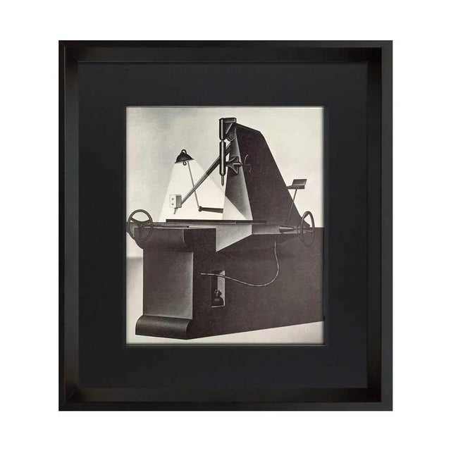 1980s Konrad Klapheck "La Mère Superbe" Limited Edition Lithograph No. 12/150, Signed Justification, Custom Framed For Sale - Image 5 of 5