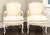 Early 20th Century Louis XV Style Painted Bergère Armchairs With Down Cushions – Pair For Sale - Image 13 of 14