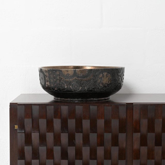 Large Decorative Perignem Bowl, 1960s For Sale - Image 3 of 18