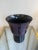 Art Deco Vase in Black Hyalite Glass, 1930 For Sale - Image 10 of 14