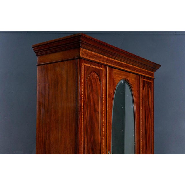 Vintage Brown Wood Cupboard For Sale - Image 14 of 18