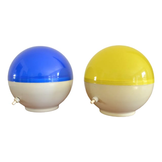 Party Lights by Hans Gugelot for Varta, 1970s, Set of 2 For Sale