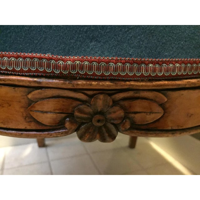 Bright Green 19th Century Louis XVI Style Armchair For Sale - Image 8 of 11