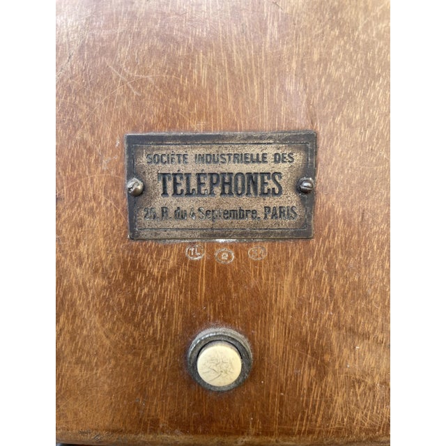 Antique Salt Box Telephone, 1890s For Sale - Image 3 of 7