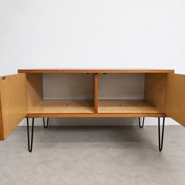 Vintage Belgian Teak Sideboard from MDK, 1960s For Sale - Image 3 of 8