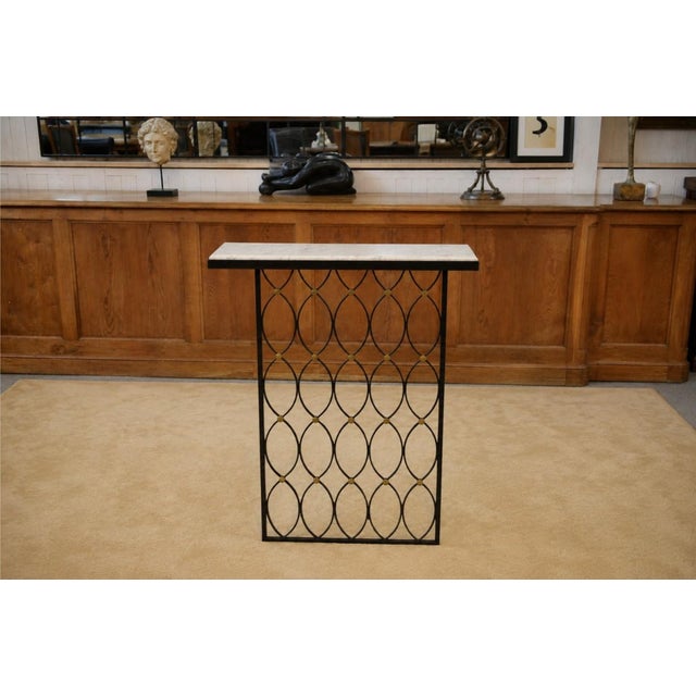 Modern Modernist Console in the style of Jean Royère, 1960s For Sale - Image 3 of 7