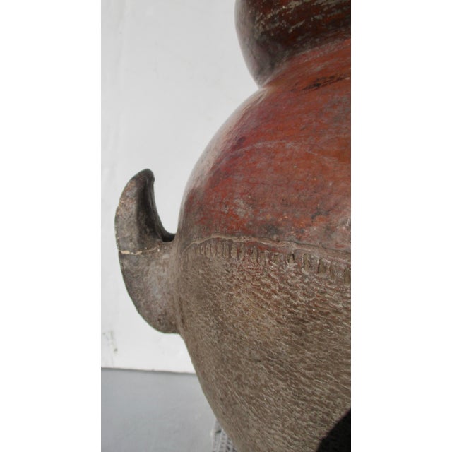 Tribal Antique African Burkina Faso Storage Jar Circa 1900 For Sale - Image 3 of 15