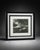 Coastal Framed Black and White Boat Photograph With Mirrored Frame For Sale - Image 3 of 5