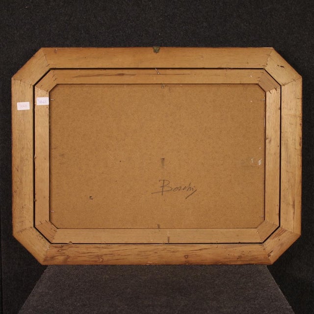 Italian Artist, Landscape, 1960, Oil on Board For Sale - Image 9 of 16