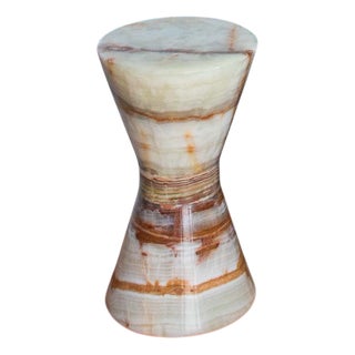 Nighstand in Onyx and Marble by Forzini For Sale