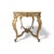 19c French Antique Gilded Louis XVCenter Table W/Faux Porphyry Stone Top For Sale - Image 4 of 4