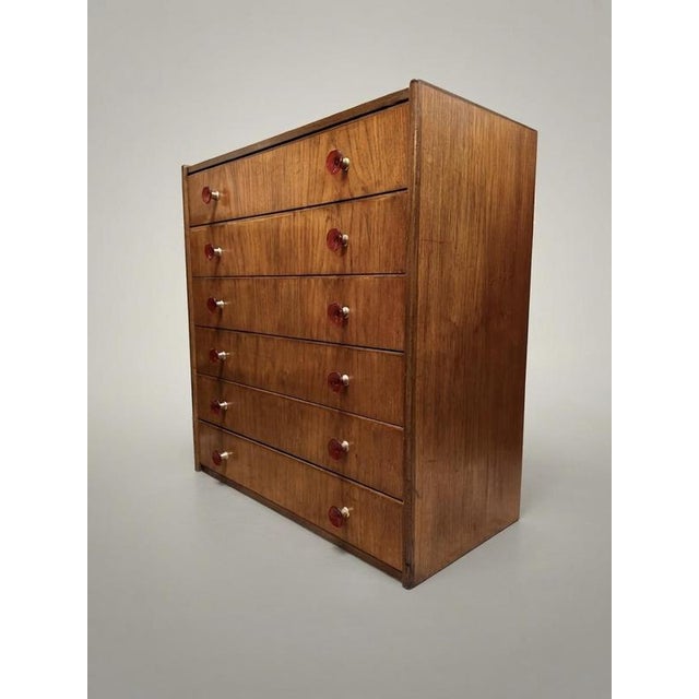 Upgrade your space with this mid-century teak chest—a total vibe for any interior enthusiast. Blending minimalist Danish-...