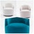 Cozy Swivel Barrel Chair, Modern Boucle Lounge Seating, Compact Accent Furniture For Sale - Image 10 of 17