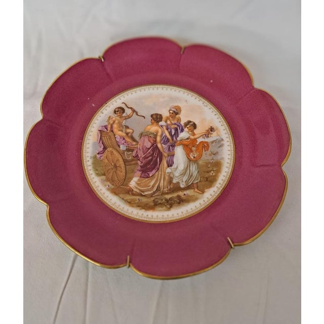 Limoges Porcelain Plates, 1950s, Set of 2 For Sale - Image 10 of 12