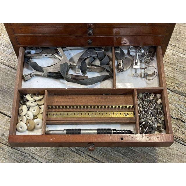 Early 20th Century English Mahogany Dentists Cabinet For Sale - Image 10 of 15