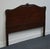 VINTAGE ANTIQUE Mahogany Traditional Duncan Phyfe Style Full Size Headboard 930 45" High 56.5" Wide 1.5" Deep We...