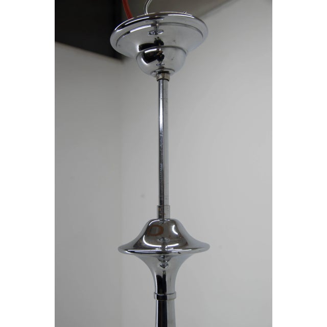 Glass Art Deco Pendant, 1940s For Sale - Image 7 of 8