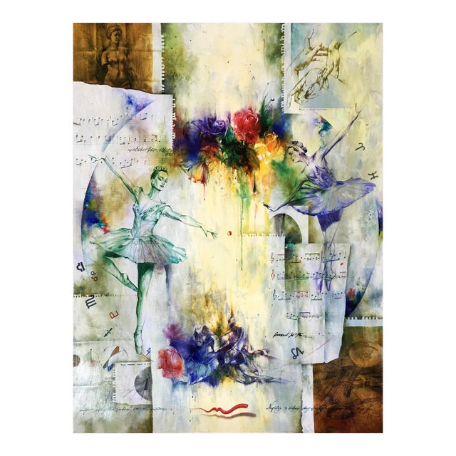 Michael Gorban, Ballerina, Hand Signed Giclee on Canvas, 26.5 X 20 In., Edition of 99 For Sale