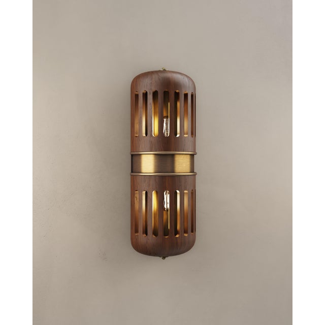 Turing Wall Lamp by Wood Tailors Club For Sale - Image 6 of 8