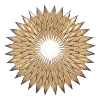 Inca Star of Gold Framed Art For Sale