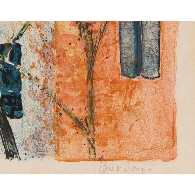 La Colline Montmarte Guy Bardone Year: circa 1965 Size: x Framed size: 24 x 29.5 inches Lithograph, signed in pencil EA