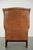 Sheepskin Wing Armchair in Warm Cognac Color For Sale - Image 4 of 13