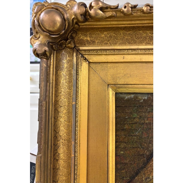 Antique 19th Century Dutch Oil Painting H. J. Burgers For Sale In New York - Image 6 of 9