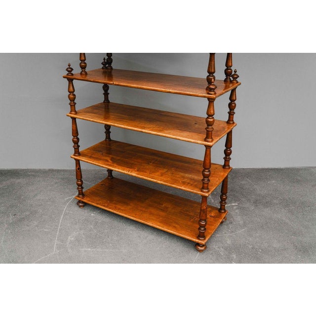 Gründerzeit Tiered Shelf in Walnut, Late 19th Century For Sale - Image 13 of 16