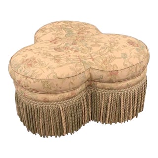 George Smith Clover Pouf Ottoman For Sale