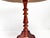 Antique Mahogany Tripod Table: Scalloped Edge Wine Table, 1890s For Sale - Image 3 of 12